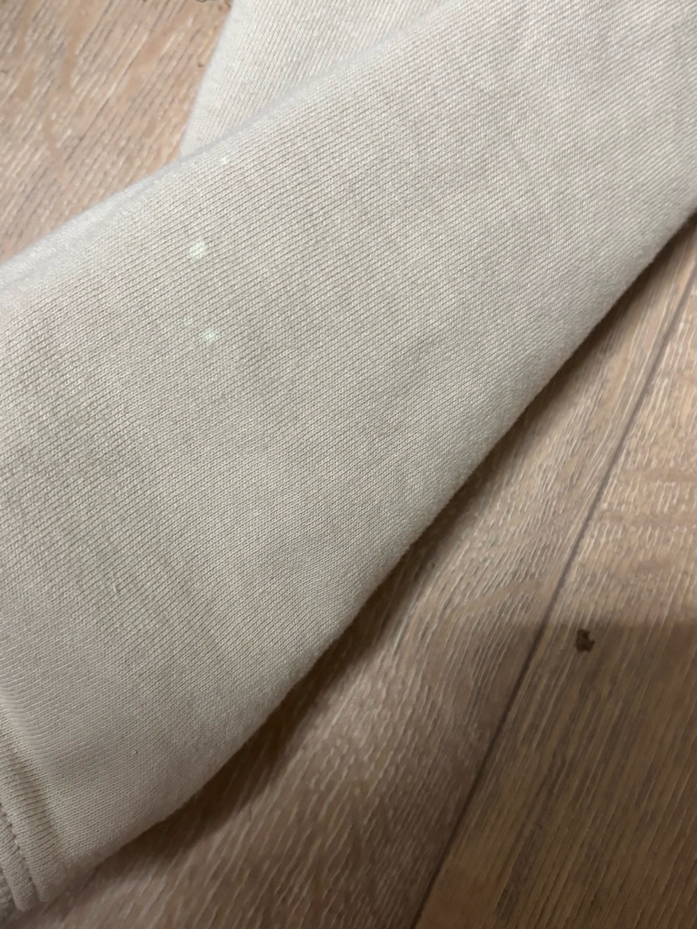 Gymshark Men's Zip-Up Sweater in Light Beige - Picture 6 of 8